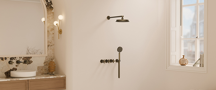 Concealed shower mixer sets
