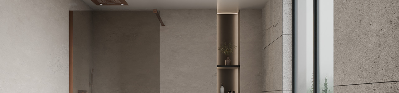 Smoked Glass Shower Enclosures