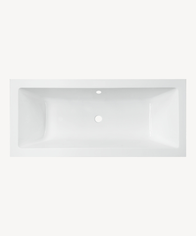 Cube Built-in Acrylic Bath with Panel