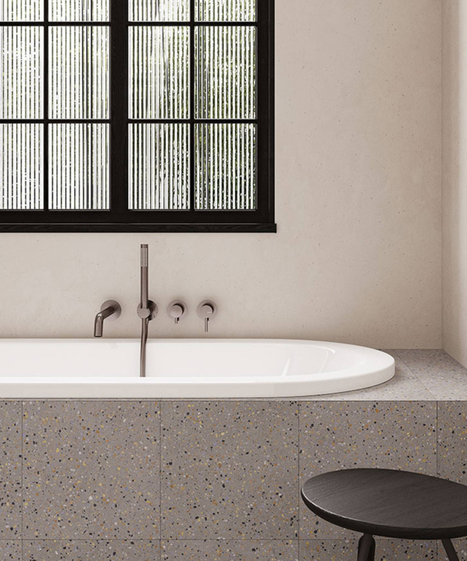 Loft Built-in Acrylic Bath - Glossy White