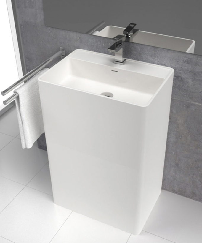 Cabanes Modern Freestanding Basin - White