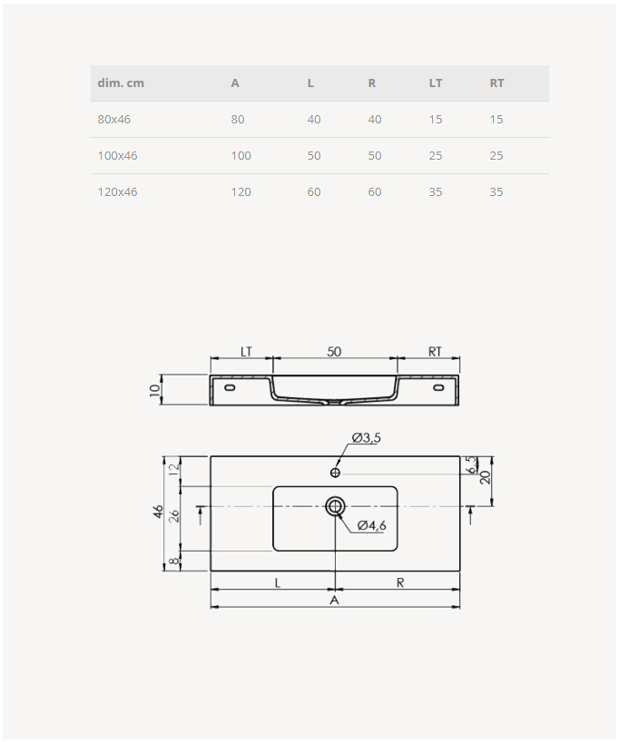Cardiff Muro Wall-Hung Basin - White