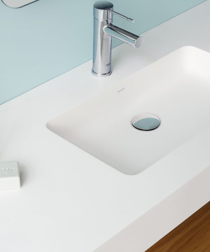Cardiff Muro Wall-Hung Basin - White