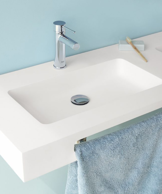 Cardiff Muro Wall-Hung Double Basin