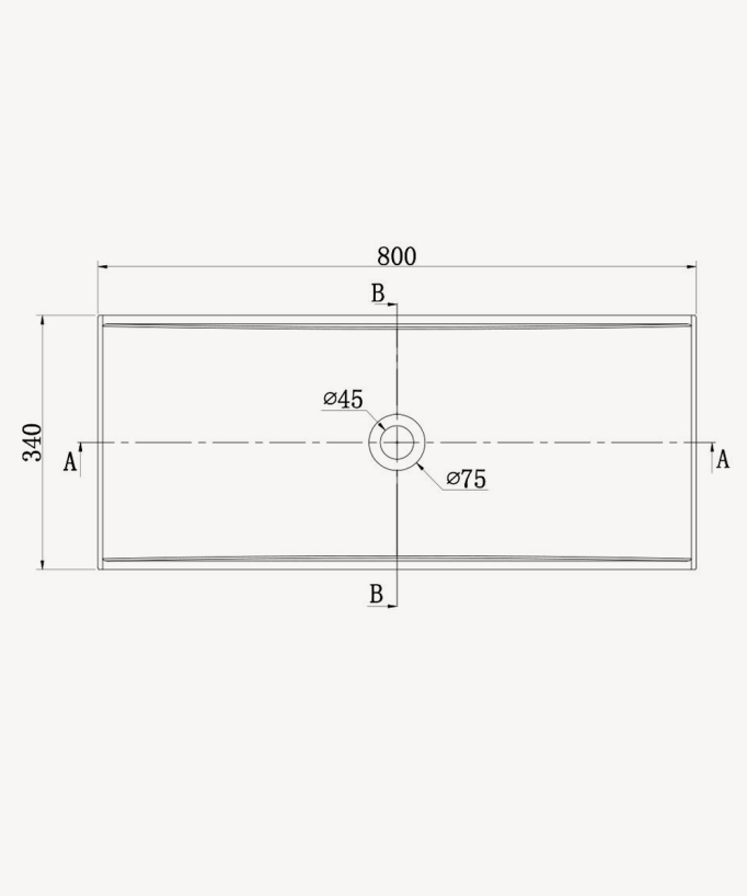 Gamboma Rectangular Countertop Basin - Matte White