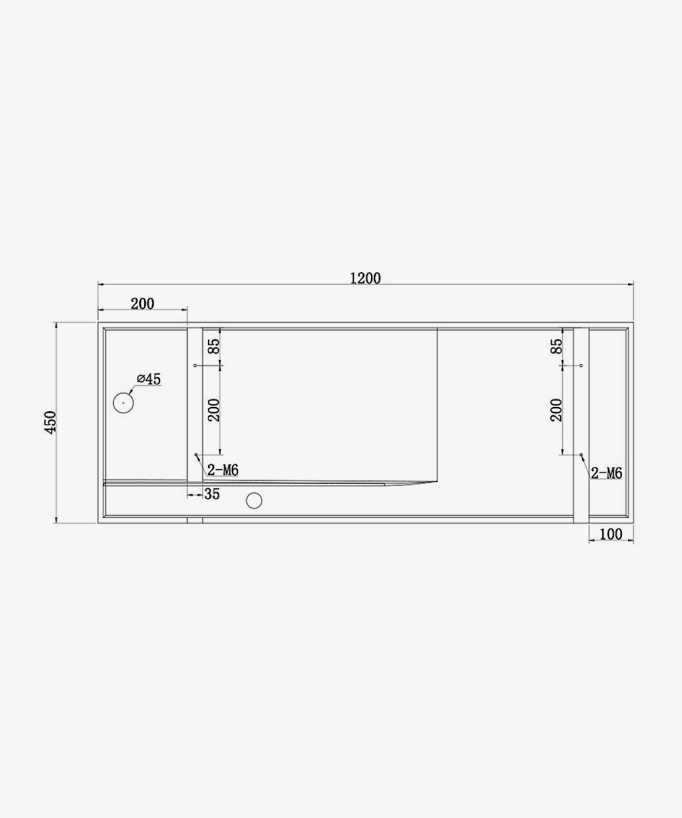 Gandajika Wall-Hung Basin - Matte White