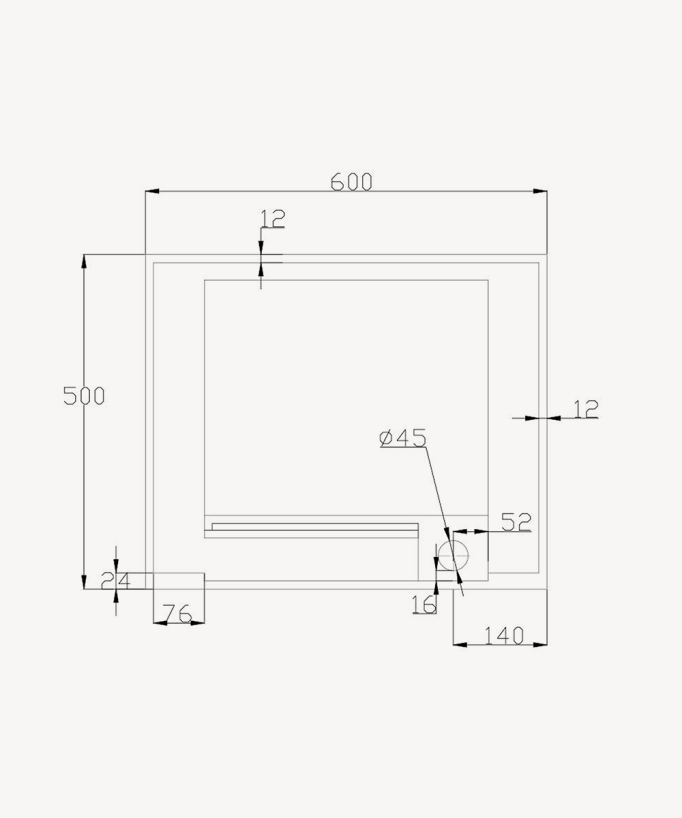 Kwilu Wall-Hung Hand Basin - Matte White