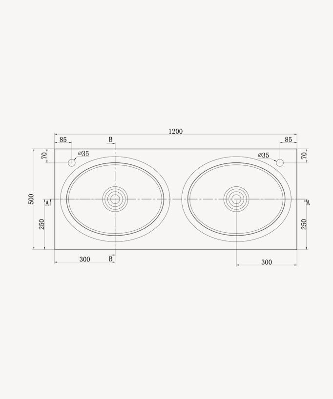 Mongala Wall-Hung Double Basin - Matte White