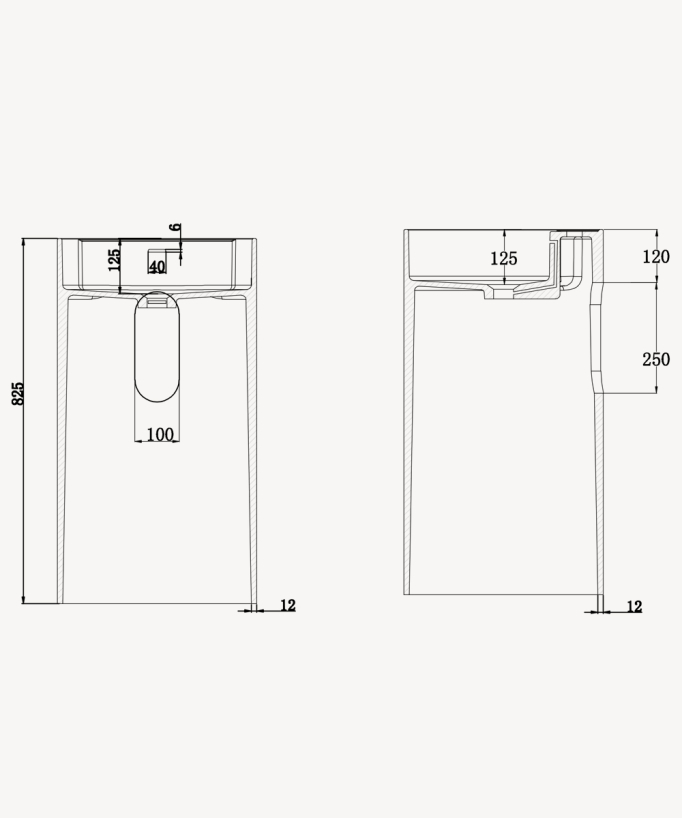 Lusambo Freestanding Round Pedestal Basin - Matte White