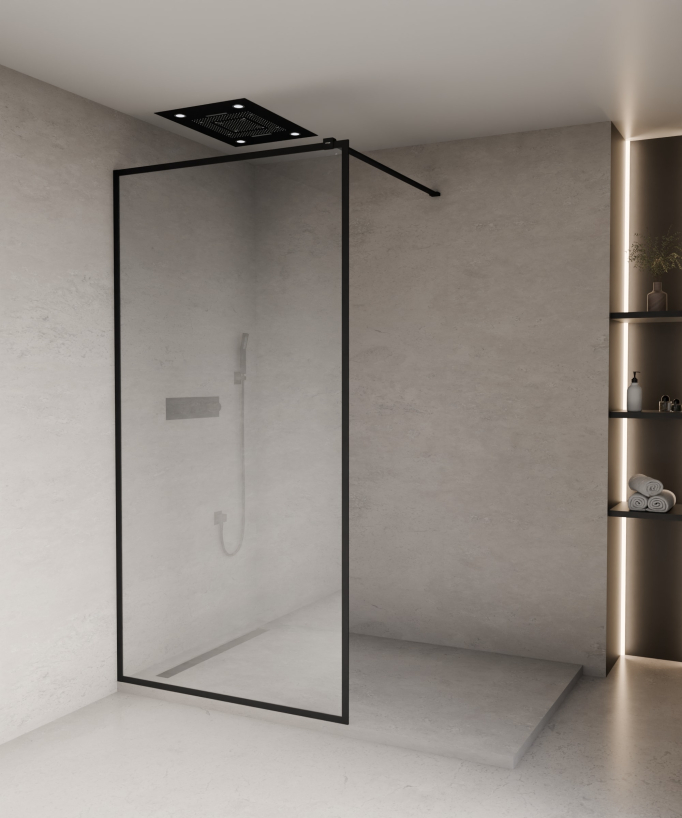 Evora - Black Shower Screen