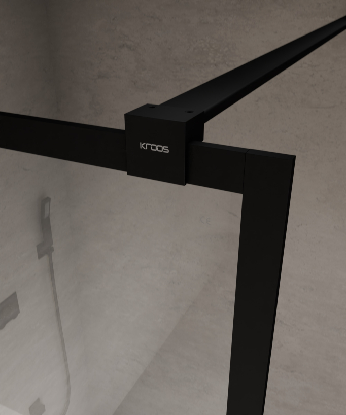 Evora - Black Shower Screen