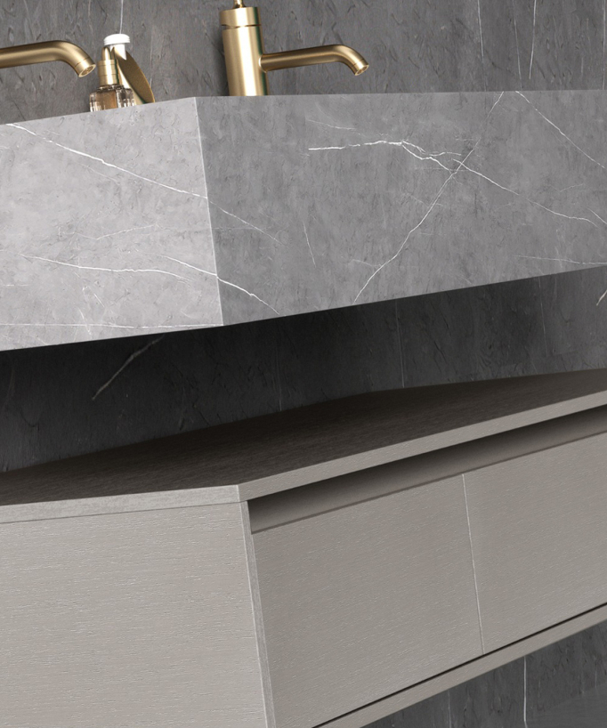 Madras Bathroom Vanity Unit - Grey