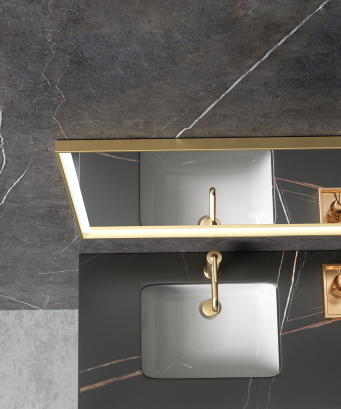 Madras Bathroom Vanity Unit - Black - 150 cm