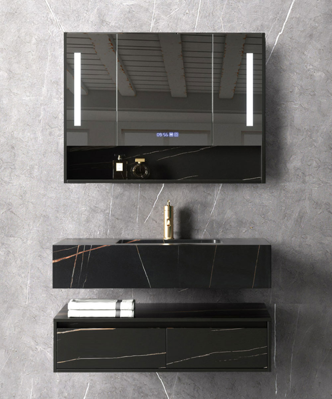 Madras Bathroom Vanity Unit - Black