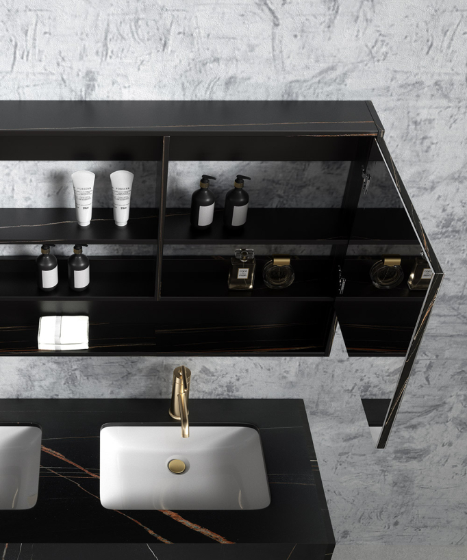 Madras Bathroom Vanity Unit - Black
