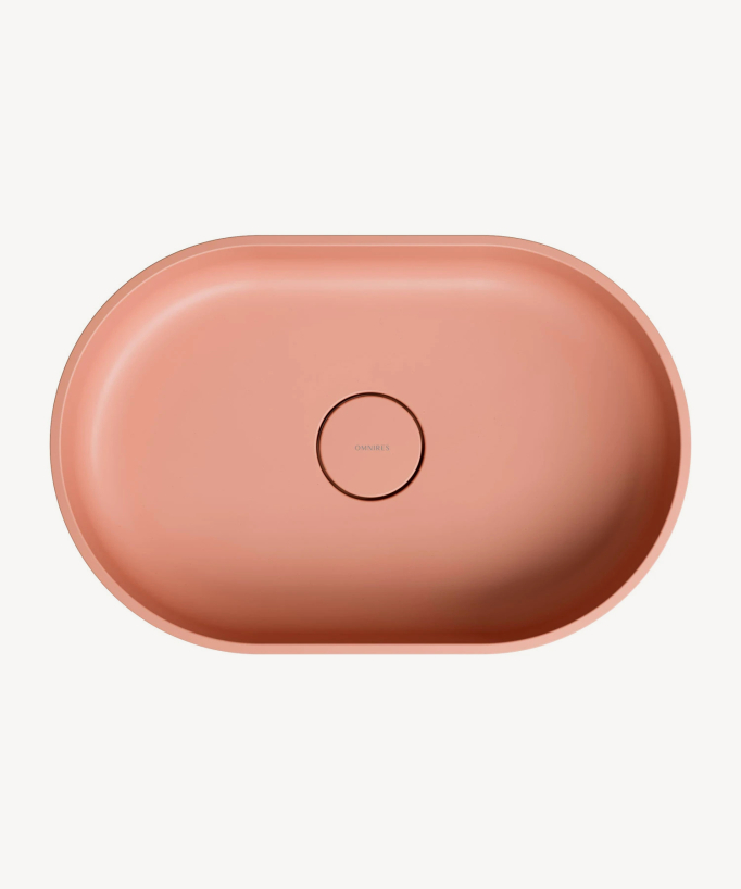 Ovo Countertop Basin - Coral