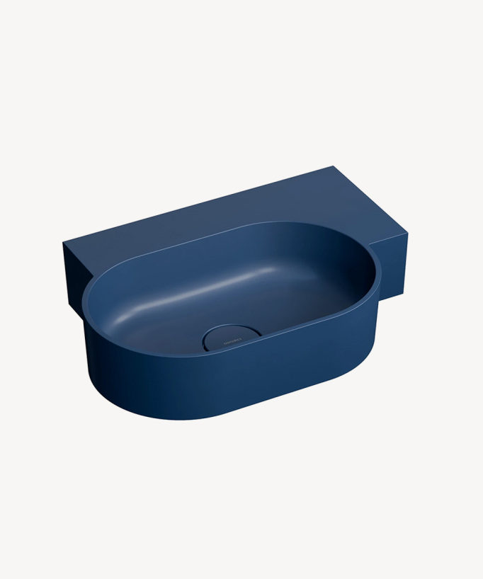 Ovo - Wall-Hung Basin - Blue