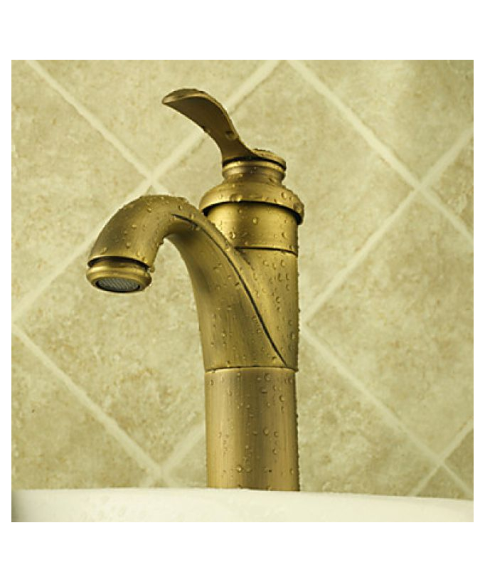 Classic Style Basin Tap - Brass Finish