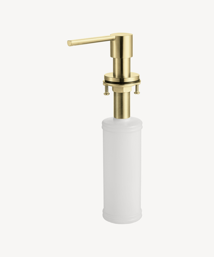 Stainless steel soap dispenser – Brushed gold