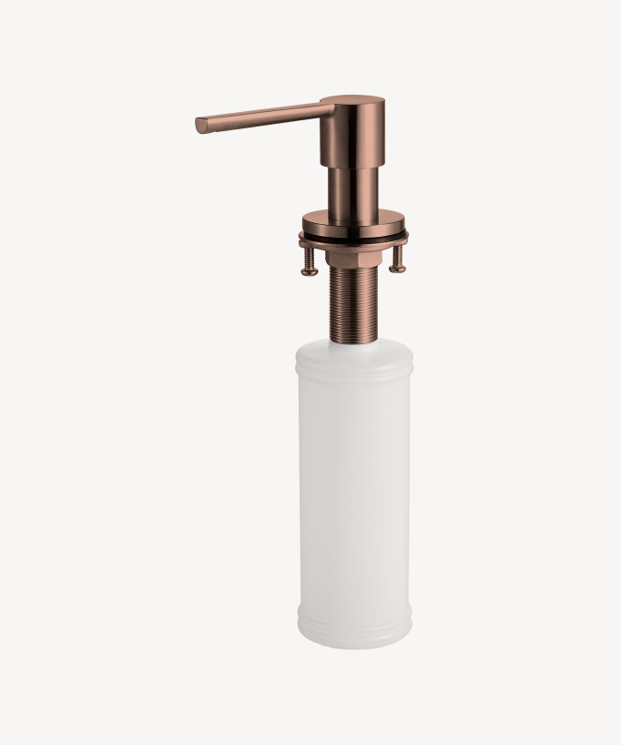 Stainless steel soap dispenser