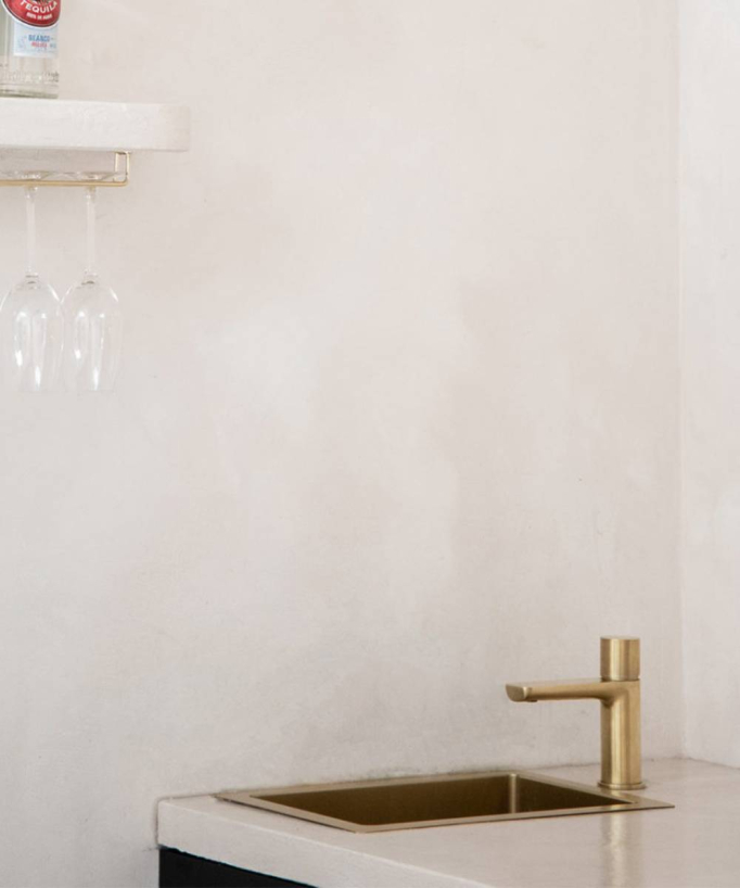 Balsa 380mm Single Bowl Sink - Brushed Brass