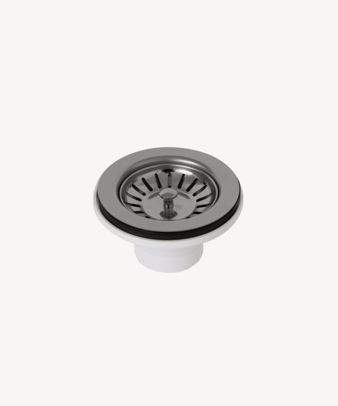 Filao 1180mm Double Bowl Sink with Drainer - Brushed Gunmetal