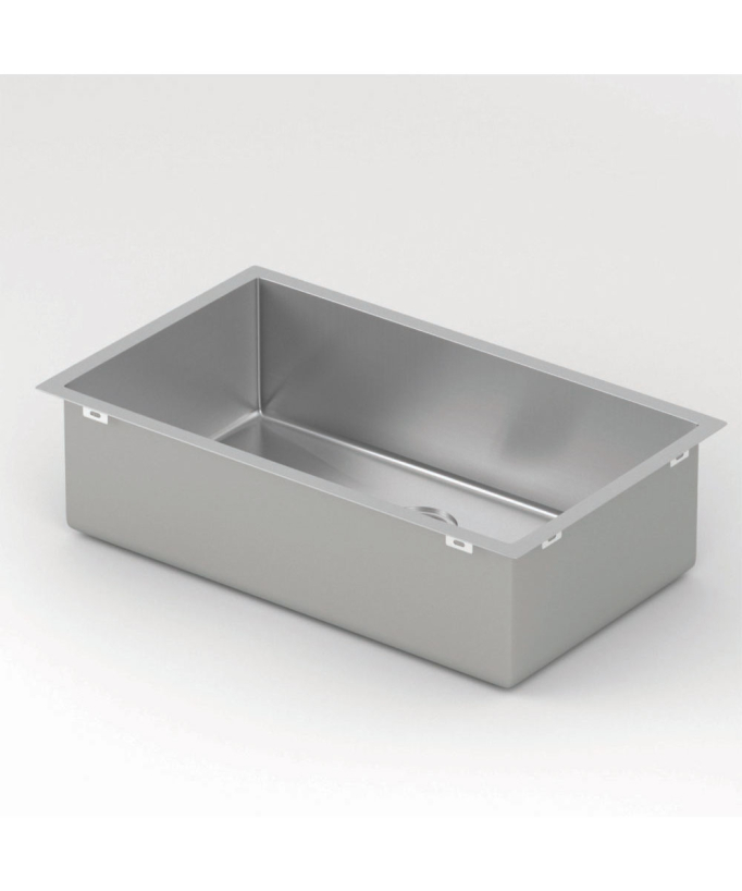 Hiba 750mm Single Bowl Sink - Stainless Steel
