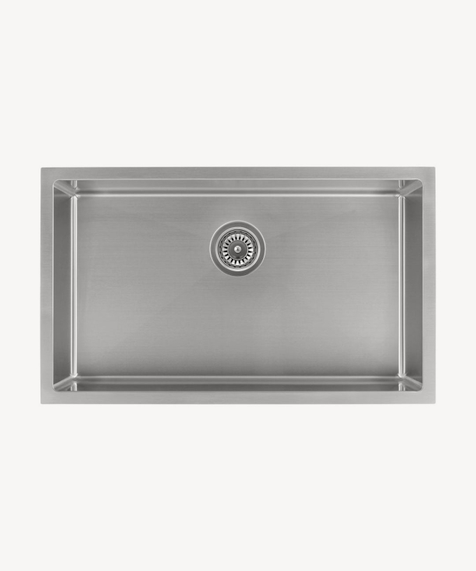 Hiba 750mm Single Bowl Sink - Stainless Steel