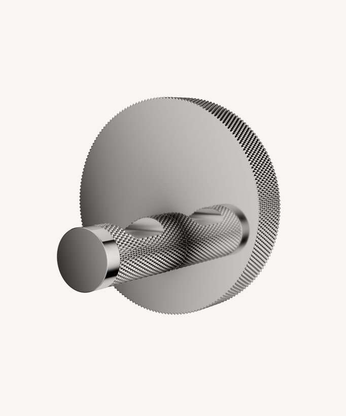 Single wall hook – Chrome – Leros