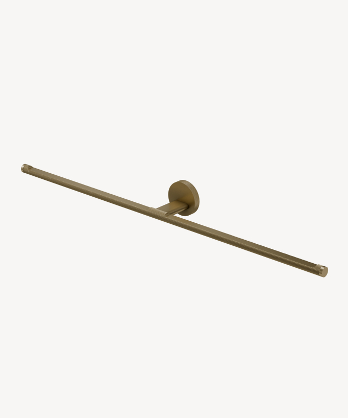 Wall-mounted towel rail – Brushed gold – Leros