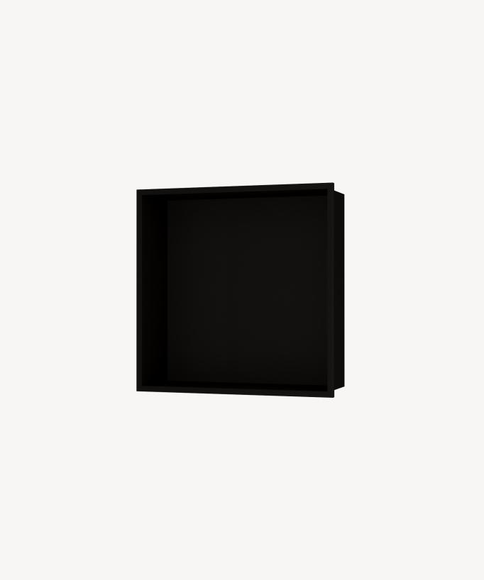 Recessed Bathroom Wall Niche – Black