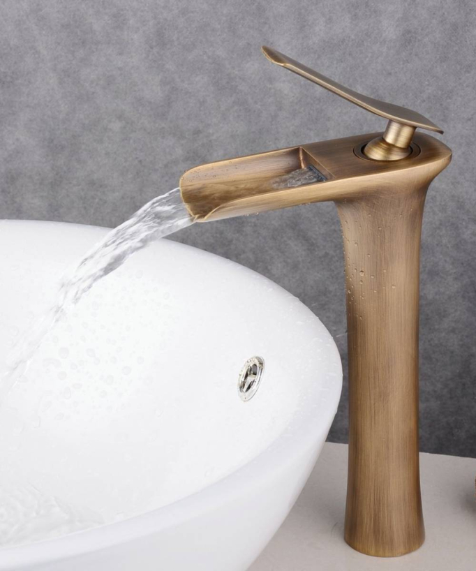 Antique Brass Basin Tap - Bronze Finish