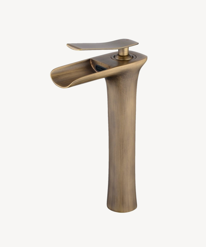 Antique Brass Basin Tap - Bronze Finish