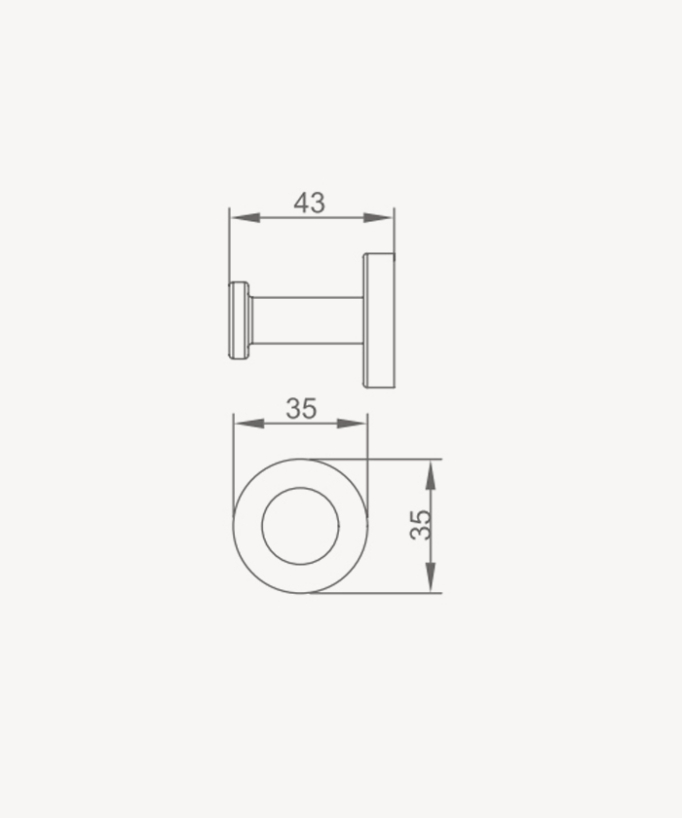 Corbeau Single Robe Hook