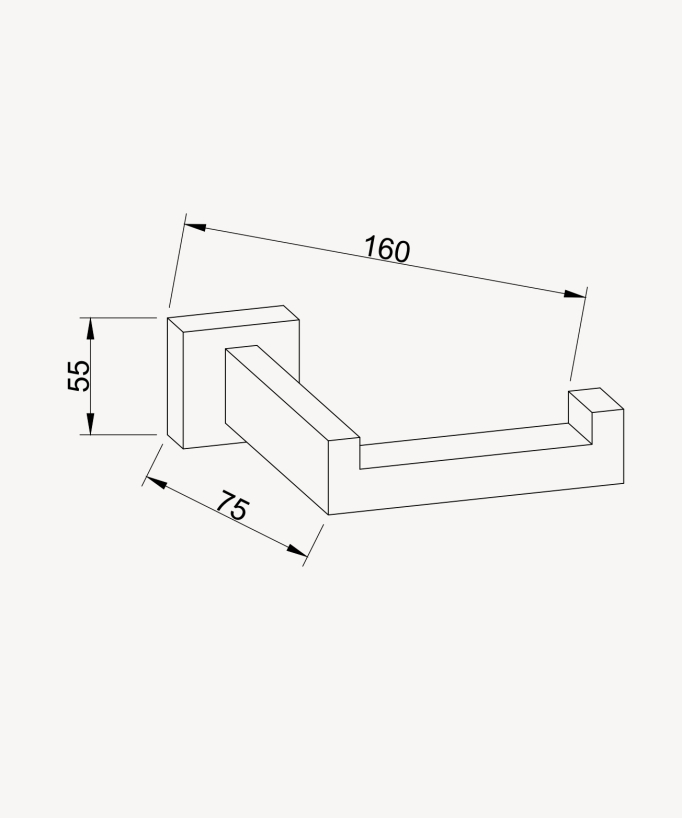 Nara Toilet Roll Holder
