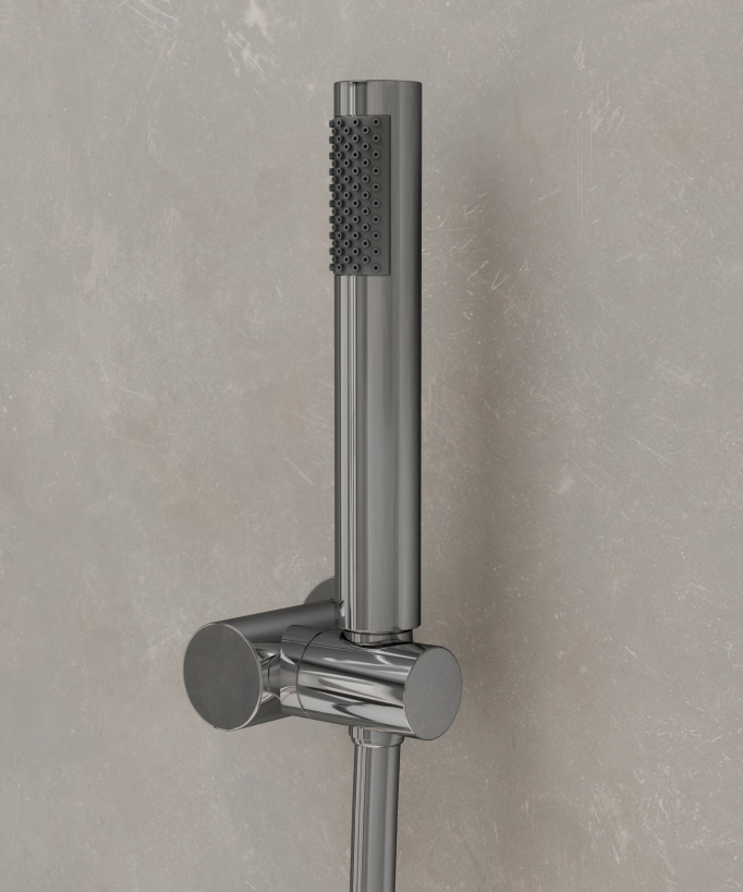 Wall-mounted shower column with mixer – Chrome – Leros