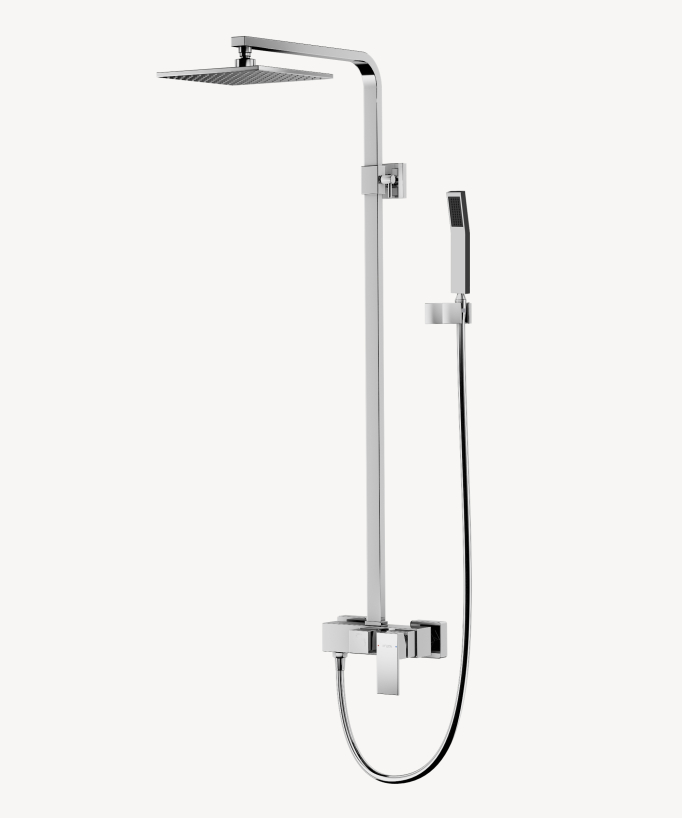 Sirius Chrome Mixer Shower Column