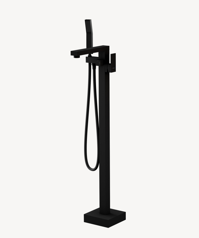 Single-Column Bath-Shower Mixer - Black - Sirius