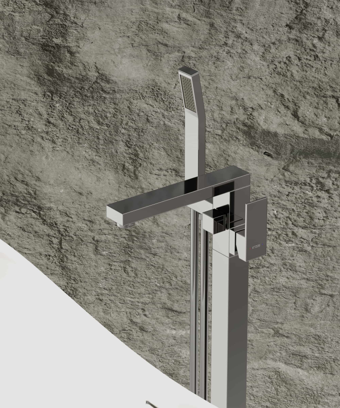 Single-Column Bath-Shower Mixer - Chrome - Sirius