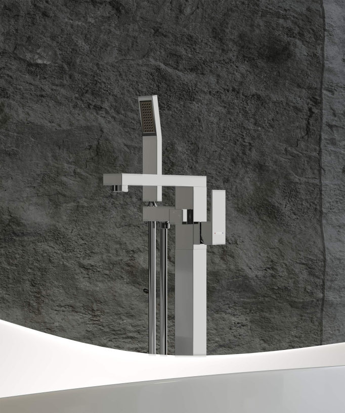 Single-Column Bath-Shower Mixer - Chrome - Sirius
