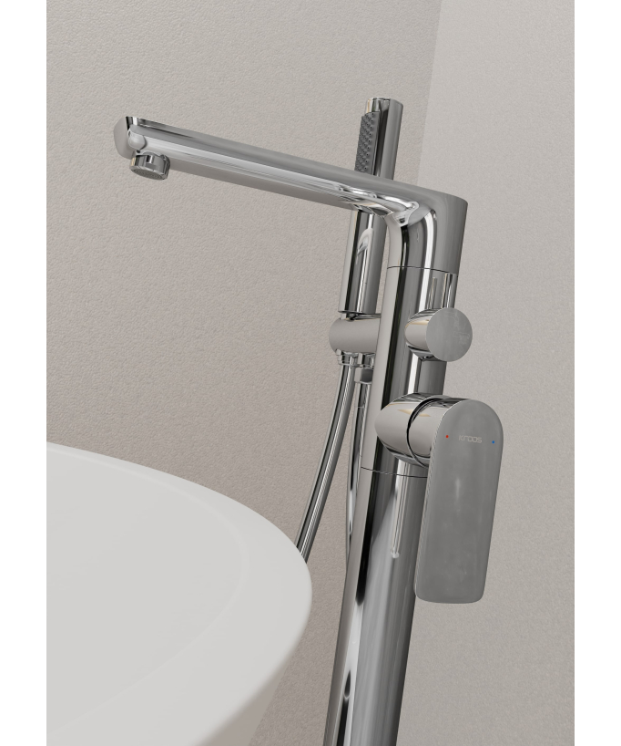 Freestanding Bath Tap - Chrome - Nunki
