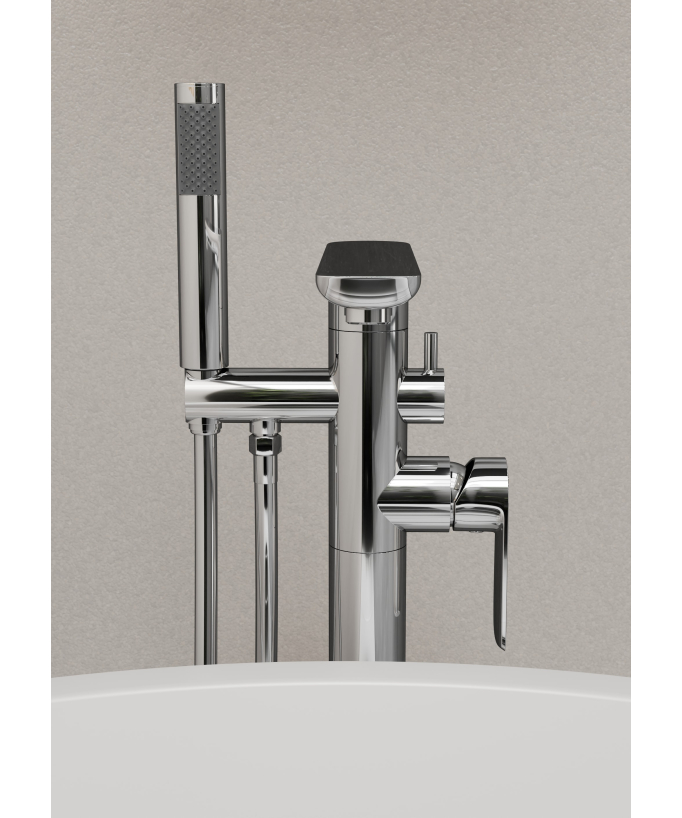 Freestanding Bath Tap - Chrome - Nunki