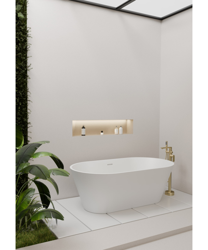 Freestanding Bath Tap - Brushed Gold - Nunki