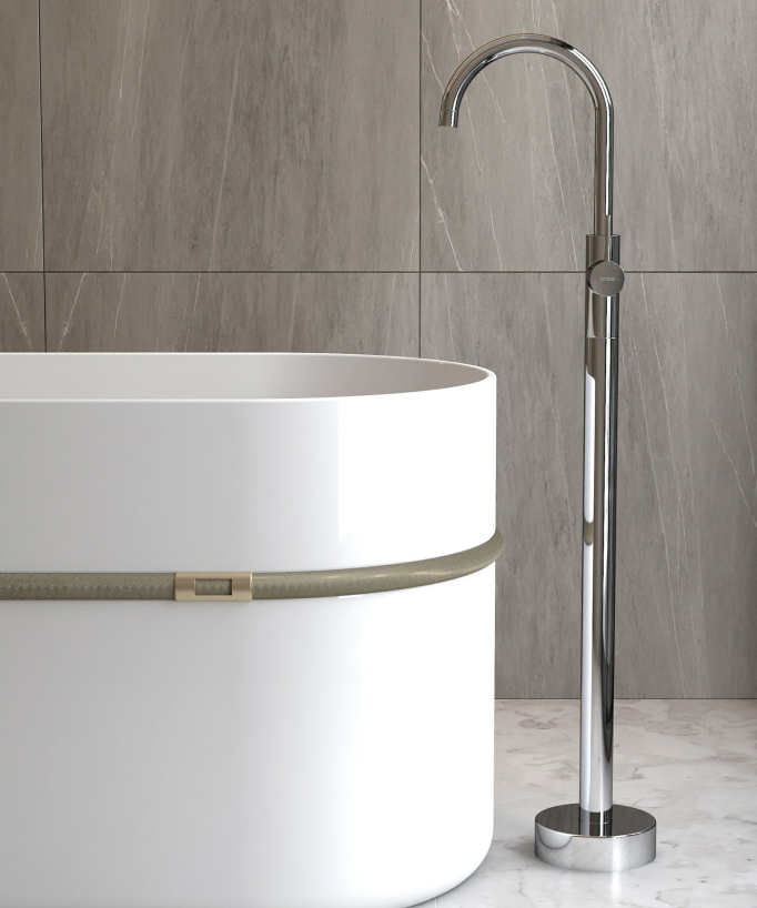 Single-Column Bath Mixer - Chrome - Corbeau