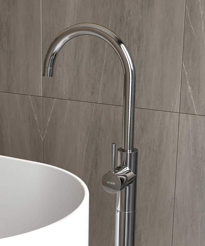 Single-Column Bath Mixer - Chrome - Corbeau
