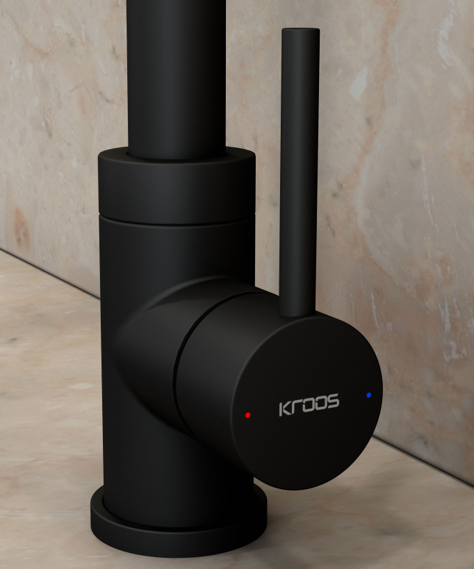Kitchen Mixer Tap - Black - Corbeau