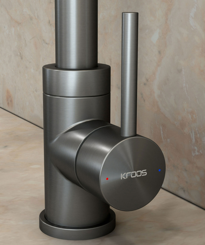Kitchen Mixer Tap - Gunmetal - Corbeau
