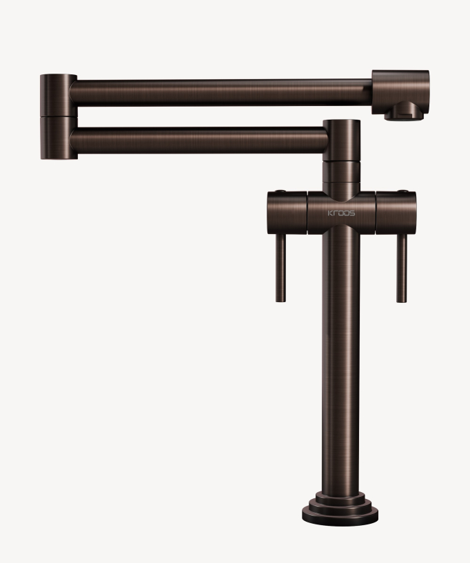 Retro Style Kitchen Mixer Tap - Copper