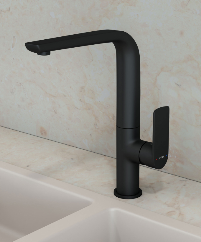 Sink Mixer Tap - Black - Nunki
