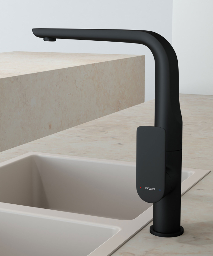 Sink Mixer Tap - Black - Nunki